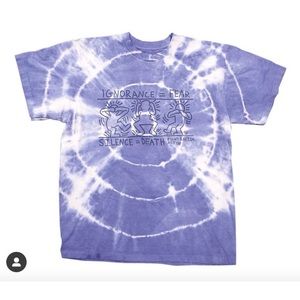 Mega Yacht Fight Racism Rhinestone Tie Dye T-Shirt